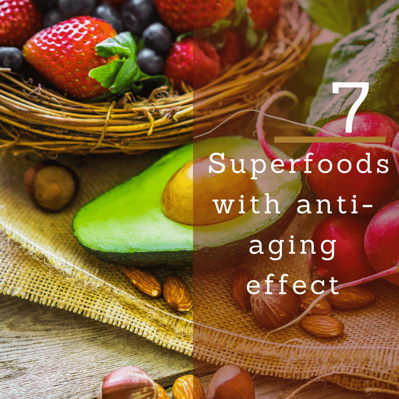 7 Superfoods with anti-aging effect