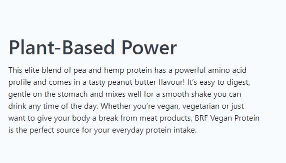 Bauer BRF Vegan Protein